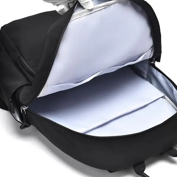 남성용 캐주얼 경량 대용량 여행용 컴퓨터 백팩 스포츠 블랙 고주파 대학생 책가방