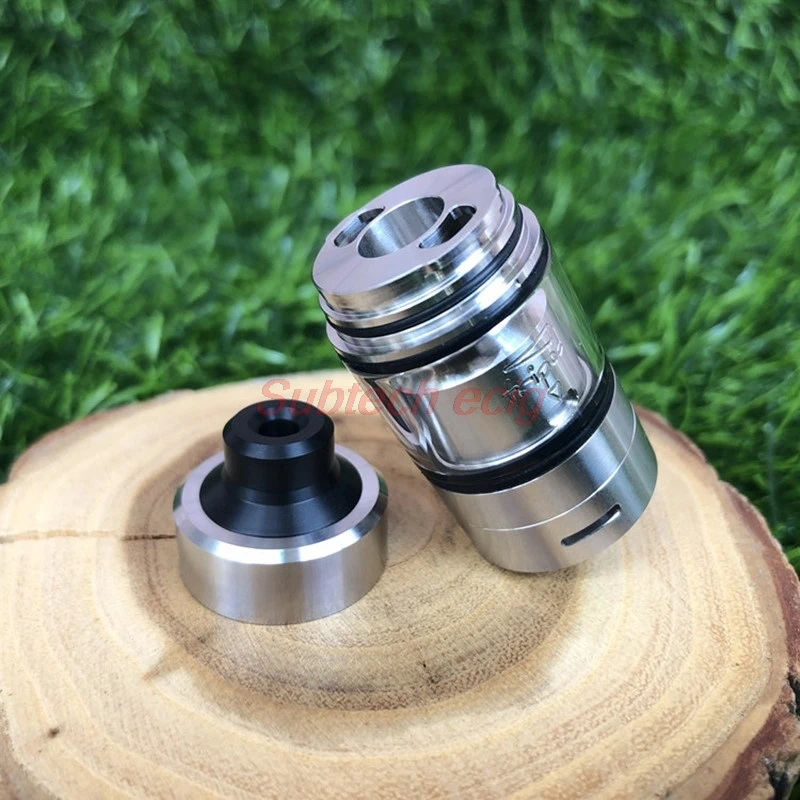 Ecig ترايبود MTL RTA خزان قابل لإعادة البناء 22 مللي متر 2 مللي رذاذ Vape SS316 ملف واحد بناء سطح السفينة مقابل Taifun GTR Kayfun Lite RTA Vapes Pen