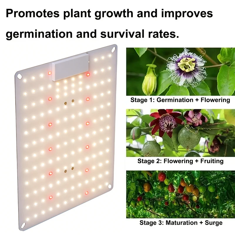 

Светодиодный подвесной светильник полного спектра для выращивания семян, овощей, перца, палаток и садов для выращивания семян - идеальный подарок