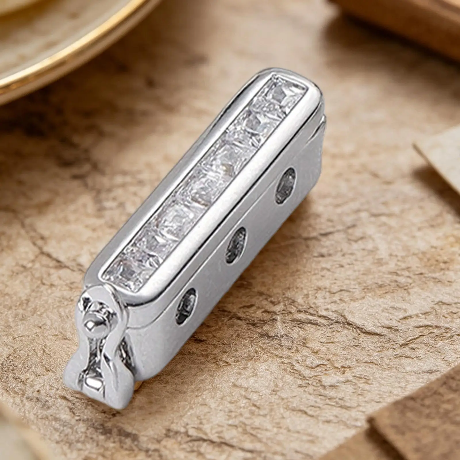 Necklace Shortener Clasp Beading Bracelet Fixing Clip Jewelry Adjuster Buckle Component Supplies For Travel Commuting Party home view 3
