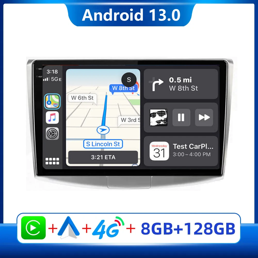 

10" INCH Android 13 4G NET RDS Car Radio Multimedia Video Player For VW Volkswagen Passat B7 B6 2010-2015 Magotan CC Carplay