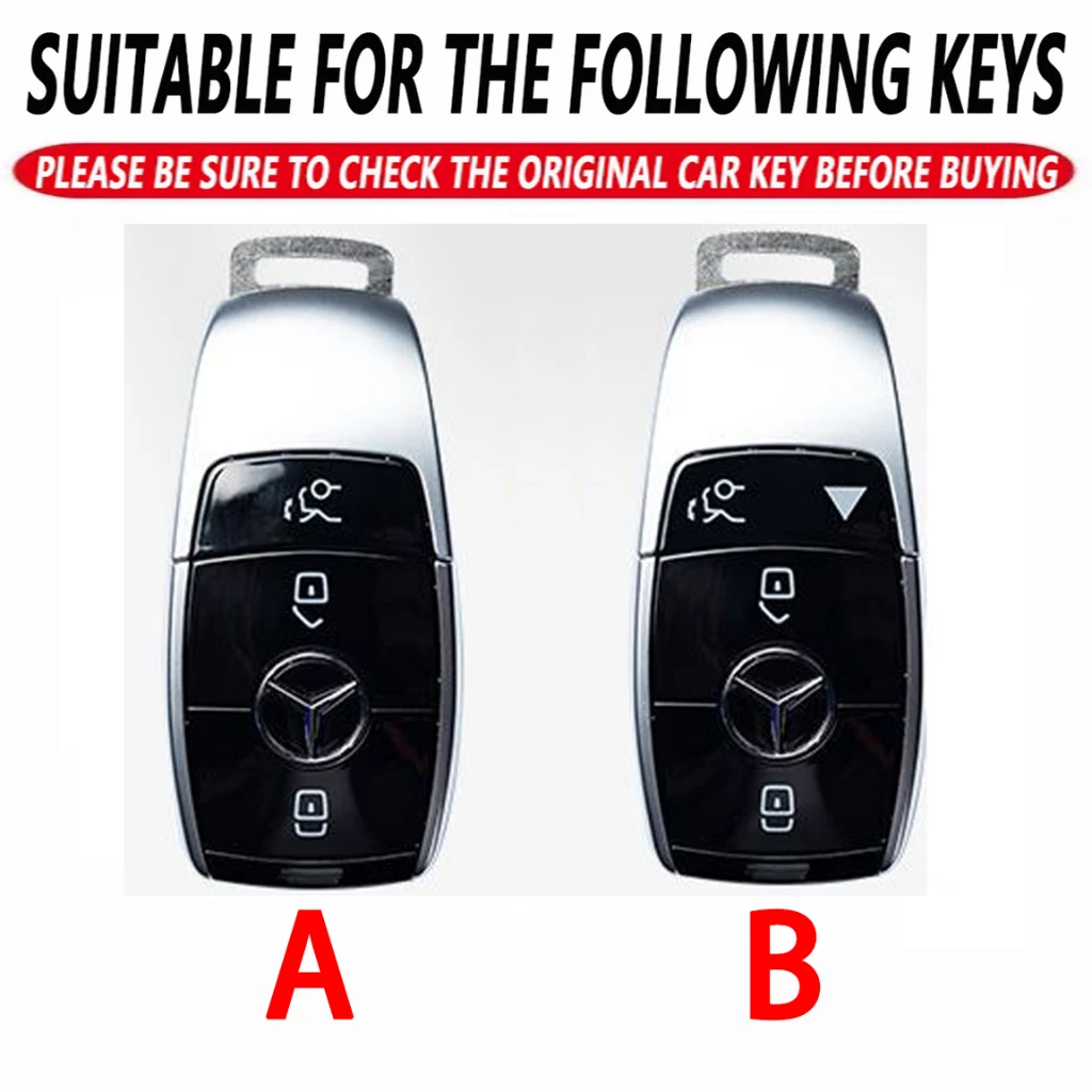 For Mercedes-Benz E/C/S/GLC/Class/E200/E400/E63/W213/S550/S560/C260/A200/E250 New Design Car Remote Key Cover Case Casing