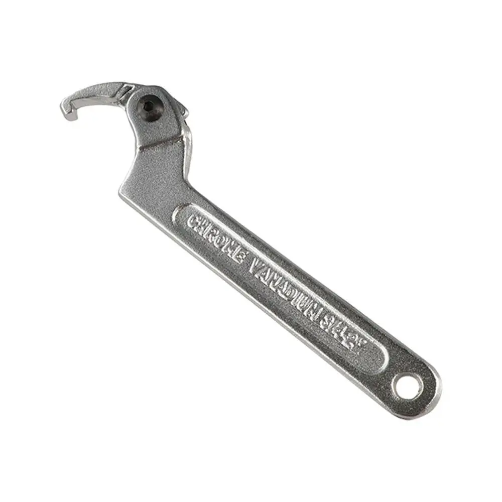 

Set Round/Square Head Hook Wrench Tool Adjuster C Shape Crescent Wrench Screw Nuts 19-170mm Adjustable Universal Wrench
