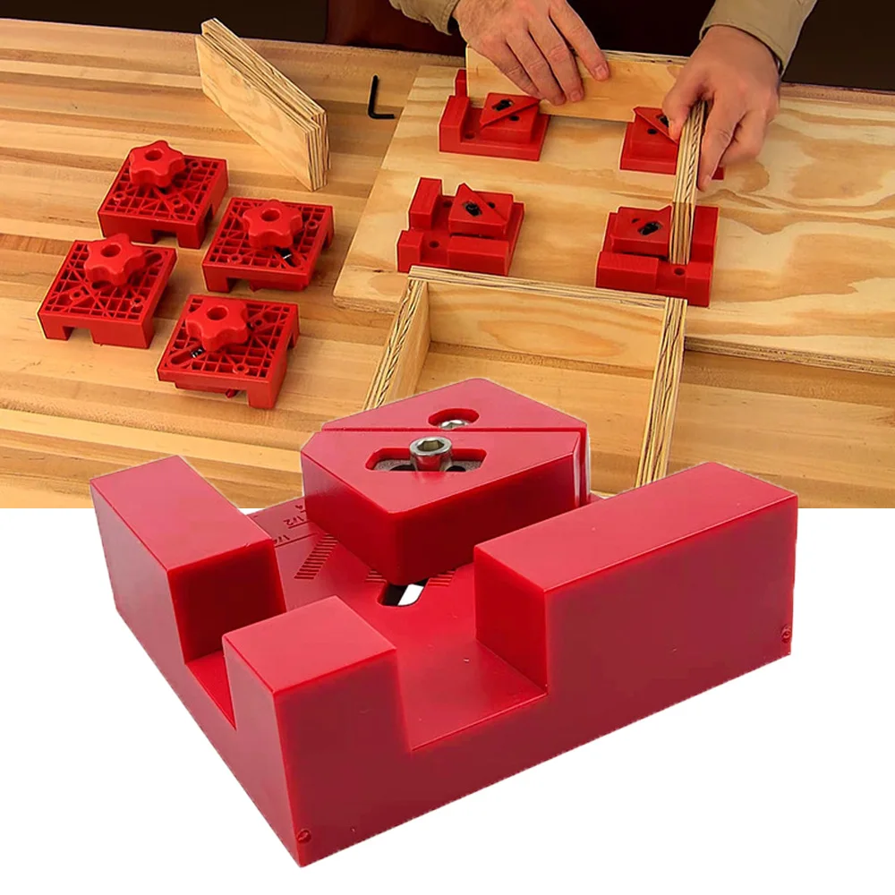

Right Angle Fixing Clip Adjustable Swing Right Angle Clamp Fixer For Welding Wood Working,drilling,photo Frame Diy Hand Tool