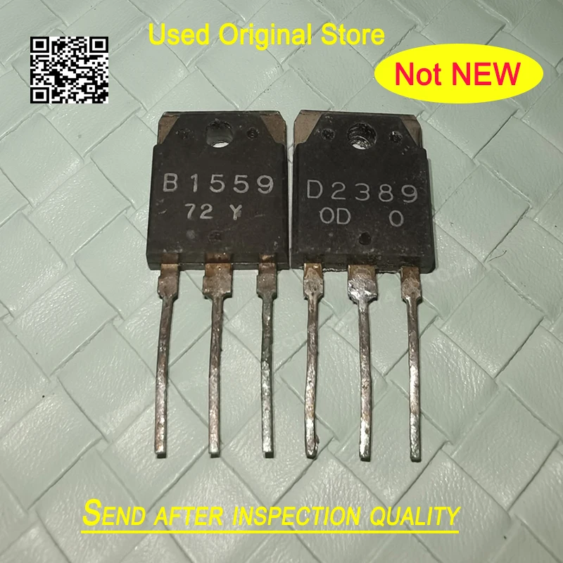 Used original 10pcs=5pair B1647 D2560 B1476 D2231 B1624 D2493 B1559 D2389 A1693 C4466 2SA1303 2SC3284 2SB1647 2SD2560 TO-3P