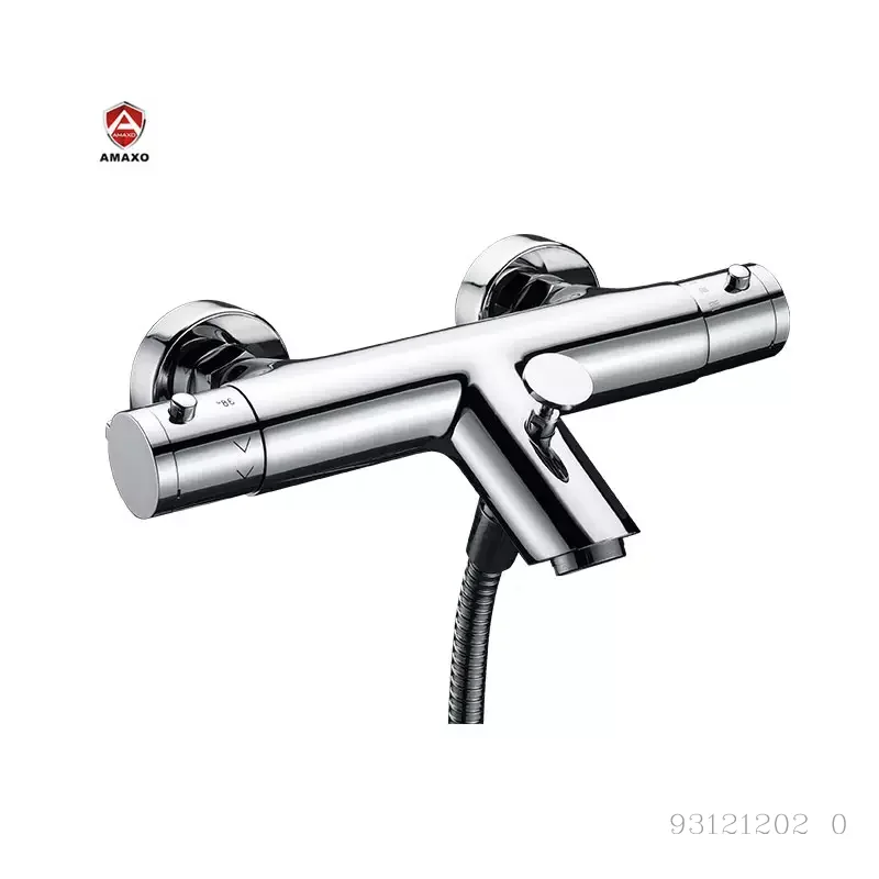 Aida Practical Shower Exposed Valve Solid Brass Mixer Tap Valve Diverter Simple Operation Thermostatic Shower Diverter