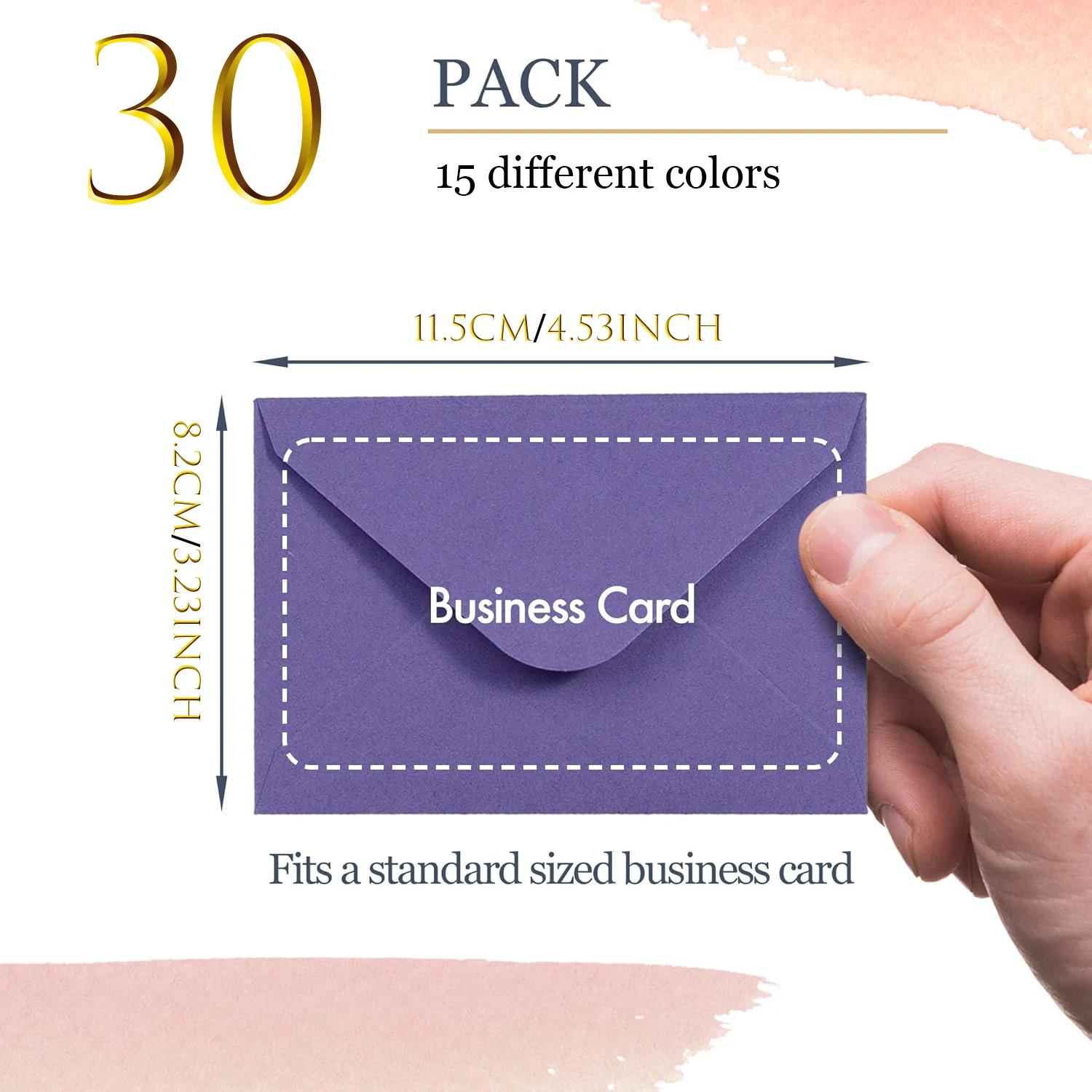 30PCS/PACK Candy Color Mini Envelopes DIY Multifunctional Craft Paper Envelope For Business Card, Letter Paper Postcards