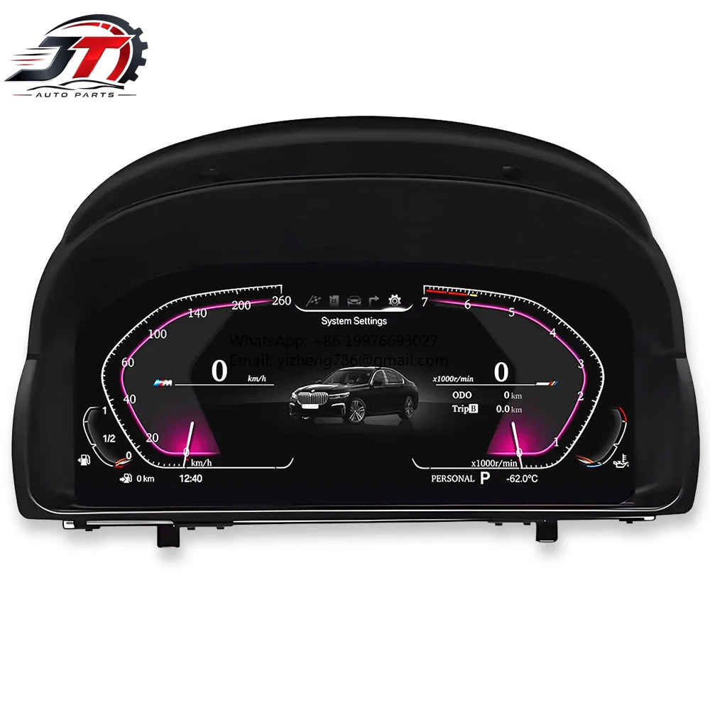 JT LCD Screen New Car Instrument Panel Dashboard For BMW For 1 Series For X1 For E84 2006-2015 Odometer Speedometer Display Digi