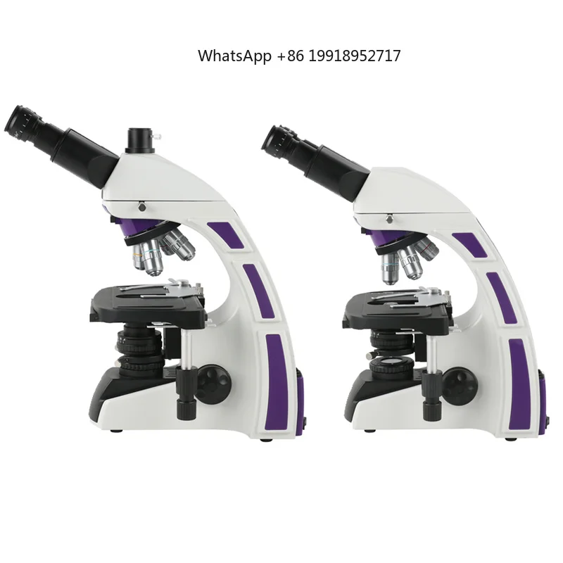 1000X LAB  Medical Scienal Biological Microscope Achromatic Trinocular Binocular Microscopio Video Camera Optional