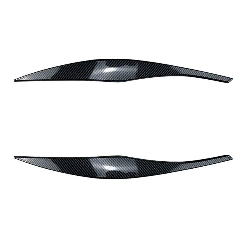 Picture 4: Car Headlight Lamp Eyebrows Cover Trim Stickers For BMW 3 Series E90 E91 320i 330i 2005-2012 Model ABS Material Car Accessories