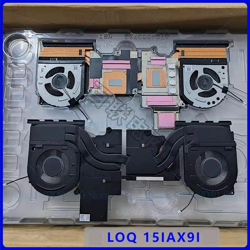 For Lenovo LOQ 15IAX9I Notebook Radiator Fan 5H40S21005 5H40S21004