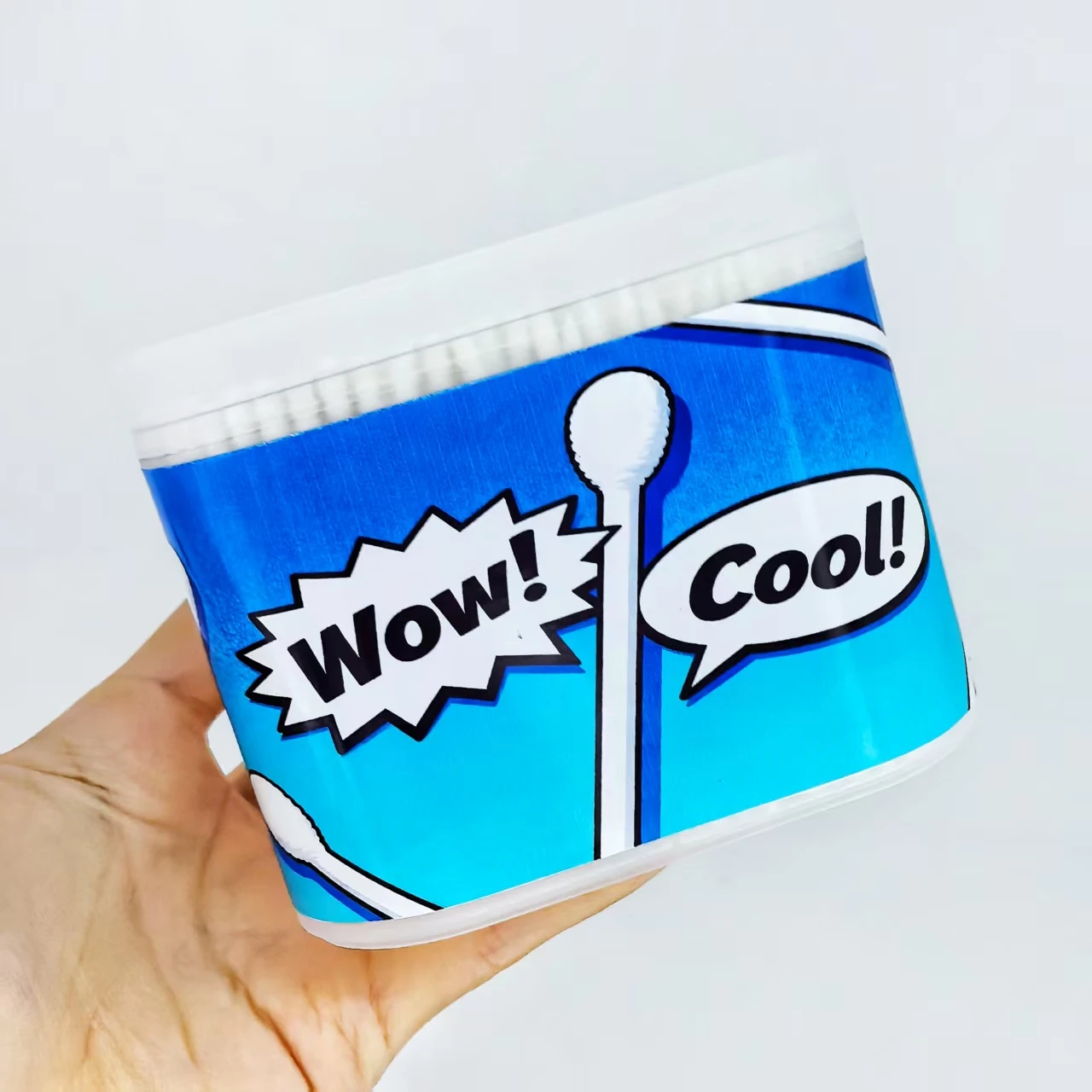 600 قطعة من مسحات القطن ذات التصميم المزدوج الرأس، مسحات قطنية مستديرة ومدببة مع ملاعق الأذن، أعواد أعواد قطنية