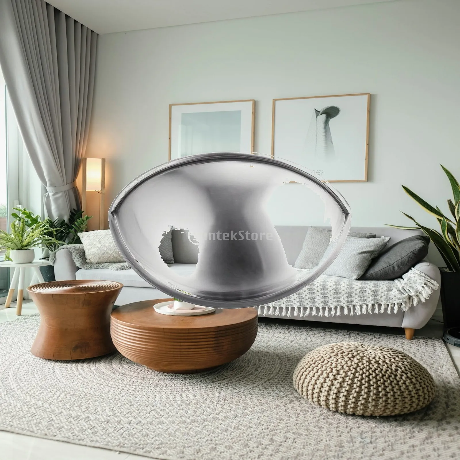 Silver Finished Toilet Squat Pan Deep Bowl Design with Anti Splash Guard for Utility Washroom Installation