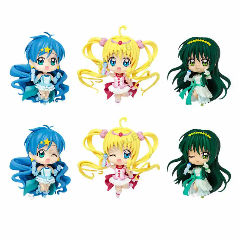 Bushiroad 인어 멜로디 Luchia Hosho 캐릭터 입상 애니메이션 스타일링 장식 캡슐 장난감 재고 있음 Collectible Handmade Model