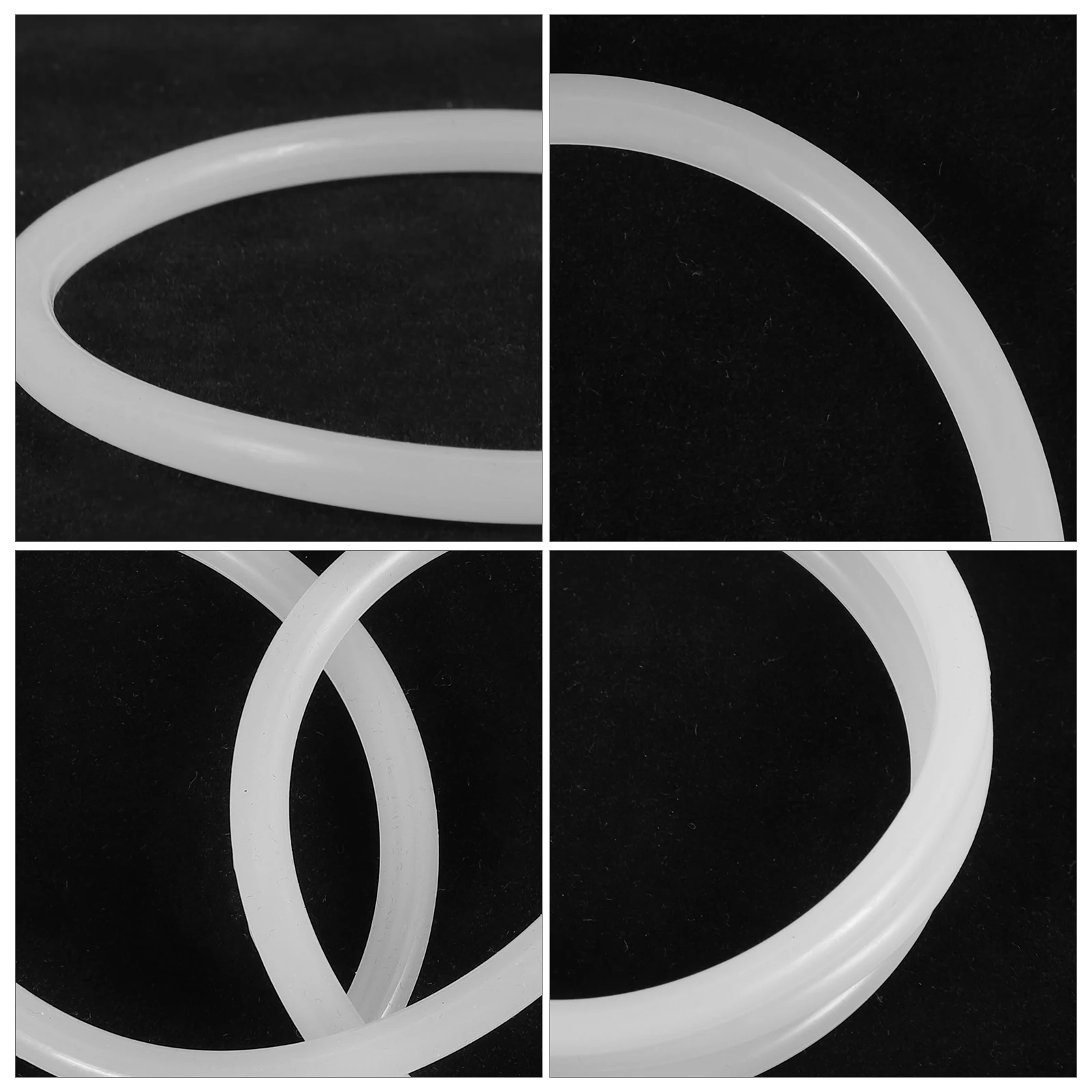 

3 Pcs Music Bowl Washer Sound Rings Sing Pads Singing Bowls Rubber Silicon Holder