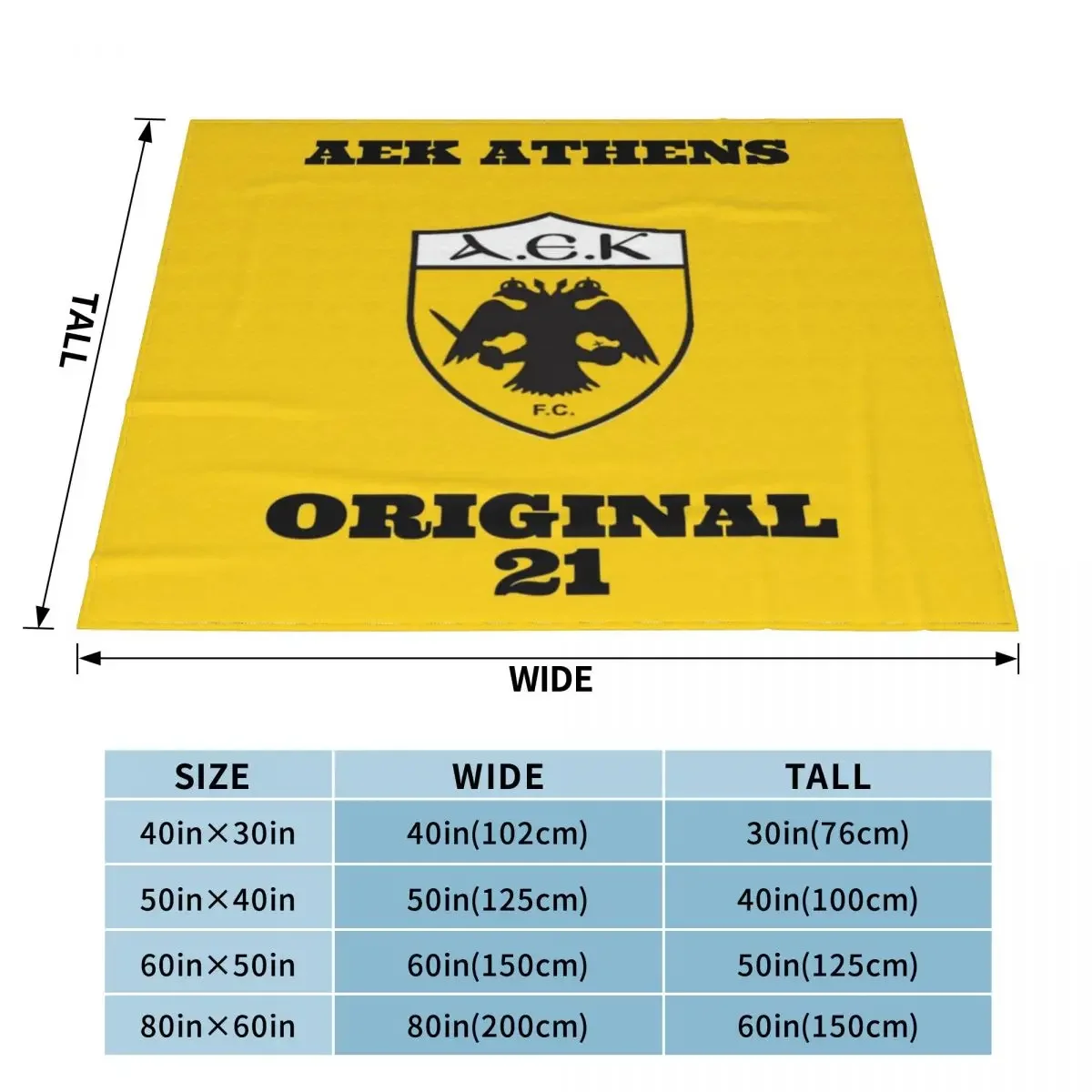 AEK ATHENS FC Throw Blanket anime blanket Christmas Blanket For Decorative Sofa Tourist Blanket