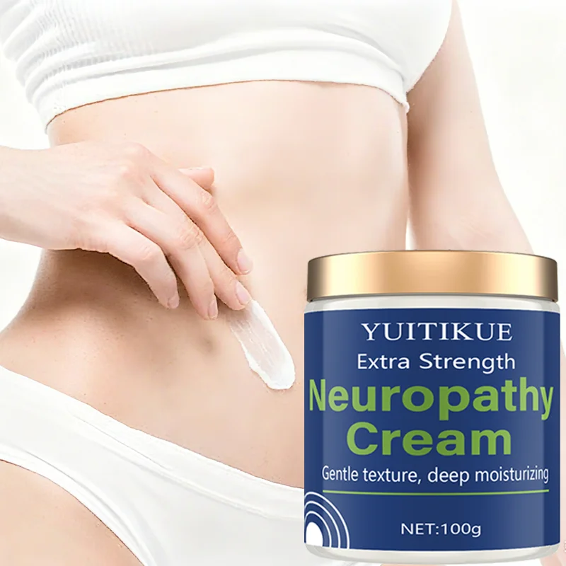 Crema de neuropatía Extra fuerte, textura suave, penetración profunda, extração de plantas hidratante, uso completo del cuerpo, cuidado de la piel, 100g