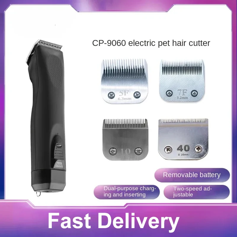 

Original Pet Electric Clipper Dog Professional Shaver Electric Plug-in Dual-use Cat Teddy Shaver Electric Pusher CP-9060