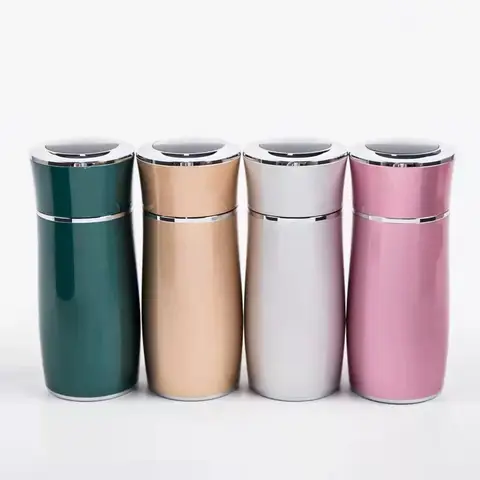 140/220ml 여성용 보온병 컵, 스테인레스 스틸 내부 실버 도금, 스테인레스 스틸 케이스, 고급 휴일 선물 물병