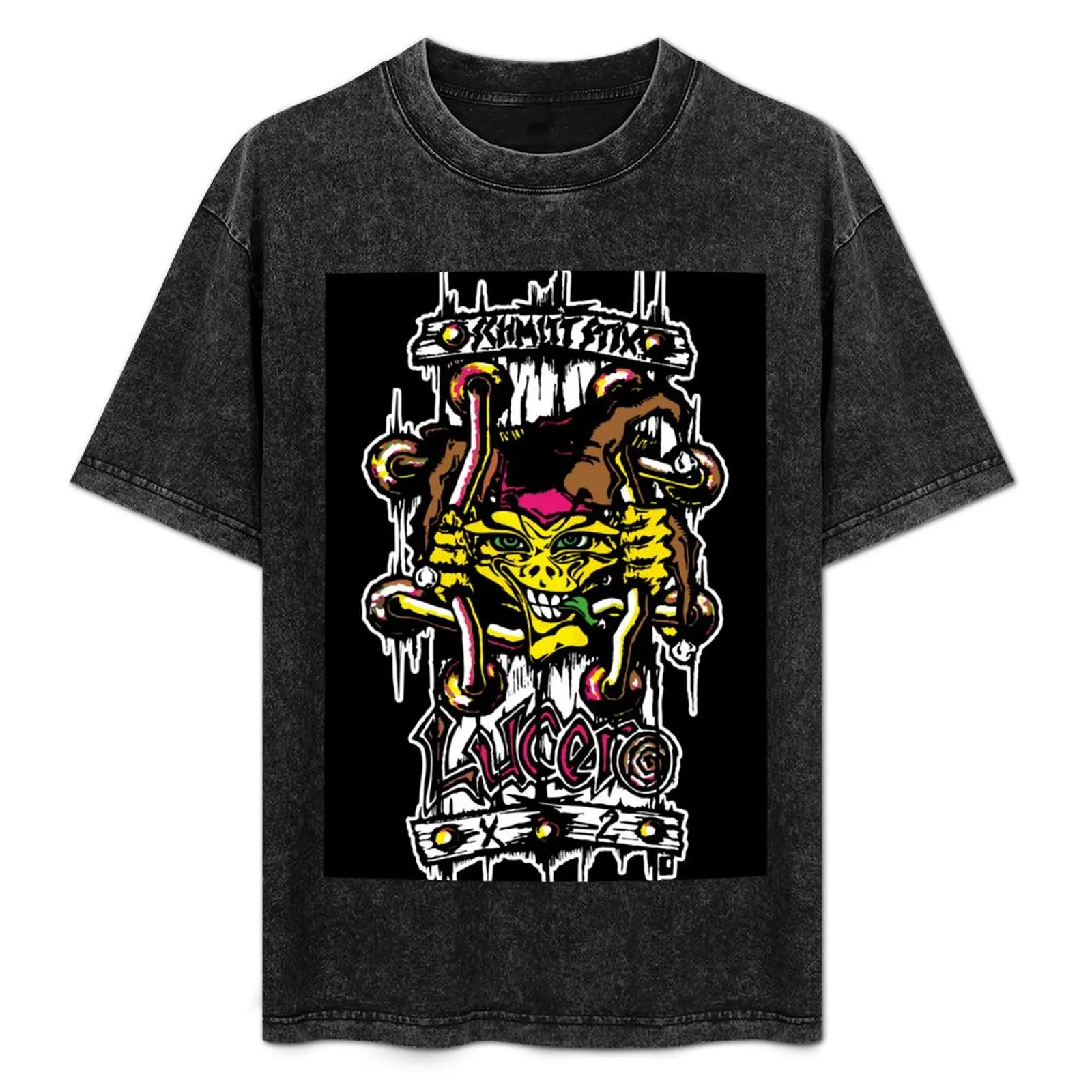Camiseta Retro de skateboarding Lucero, camiseta Vintage de skateboarding de los años 80, camiseta deportiva para actividades al aire libre