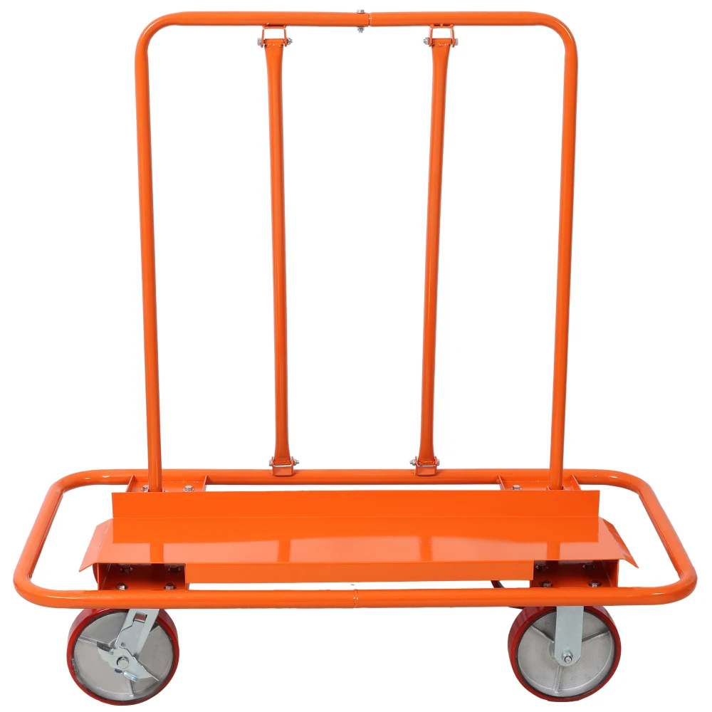 Heavy Duty Drywall Sheet Cart & Panel Dolly 3300lbs load capacity, panel service cart, 8" Polyurethane Wheel on Steel Hub