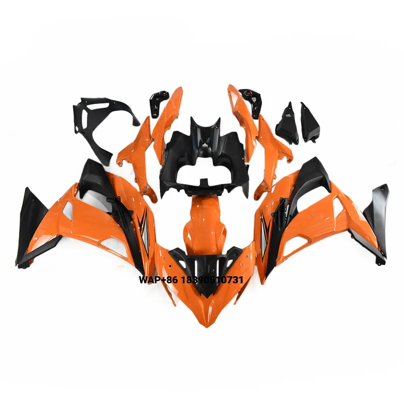 

Orange Black Paint Fairings Kit For 2017-2019 Ninja 650 EX650 EX650A