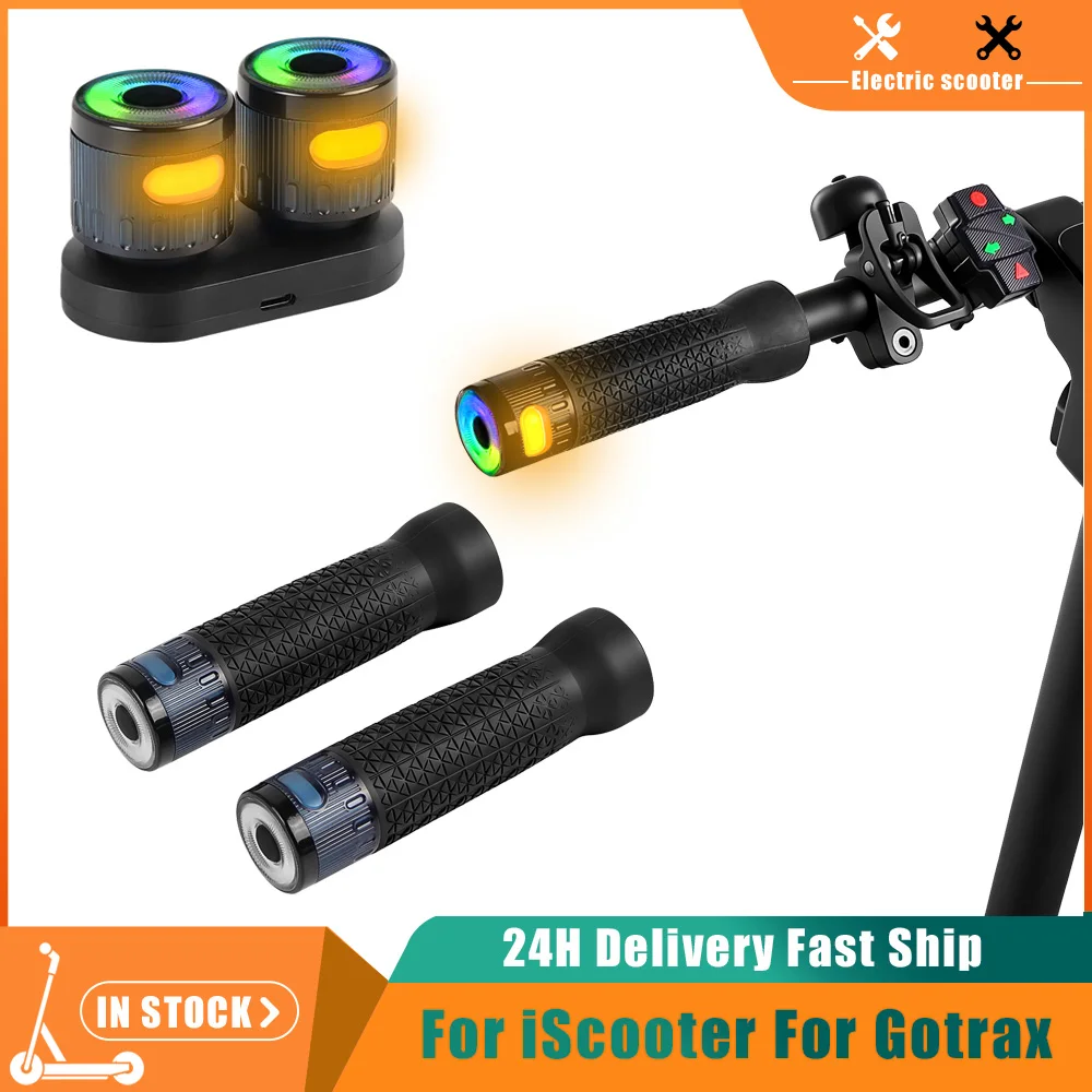 

For Gotrax GXL V2/XR/APEX Electric Scooter for 22mm Handlebar Grip Turn Signal for IScooter i3X i4XiI8 i8M i9 i9M ix4 ix5