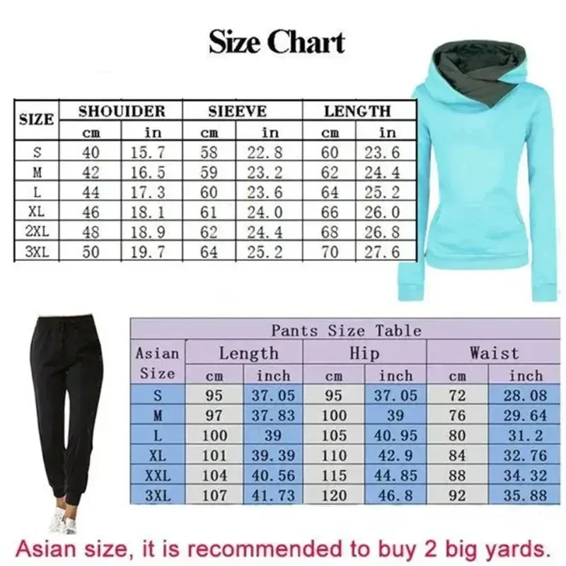 Trainingsanzug Frauen Winter 2024 Weibliche Pullover Hoodies + Hosen Jogging Frau Zwei Stücke Set Sport Anzug für Frauen Kleidung Outfits