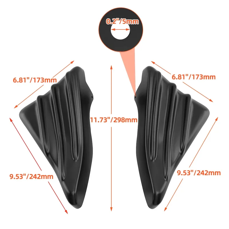 For Honda Rebel CMX 1100 CMX1100 2021 2022 2023 2024 Motorcycle Matte Black Side Frame Cover Panel Engine Fairing