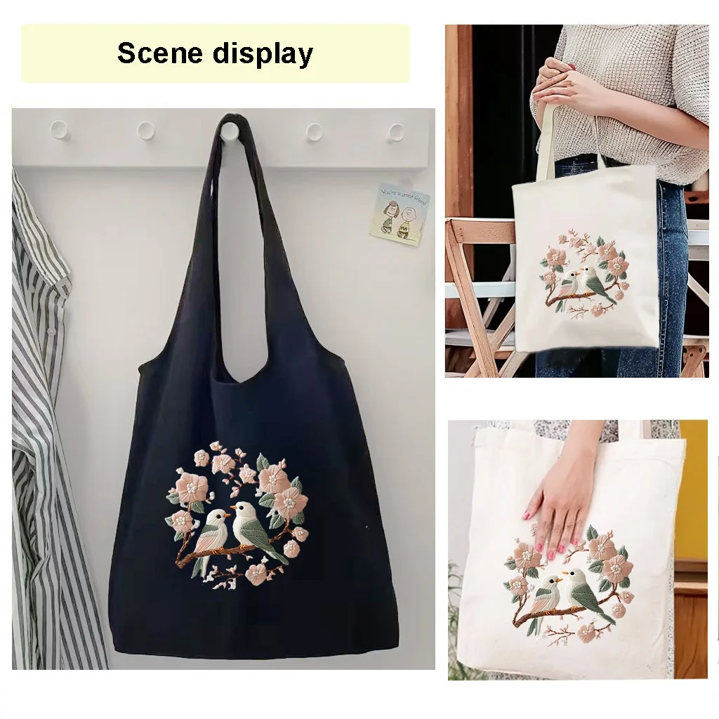الوردي الطيور حقيبة التطريز كاتب كيت DIY كيت الخياطة الفن إبرة الفن الحرفية اللوحة