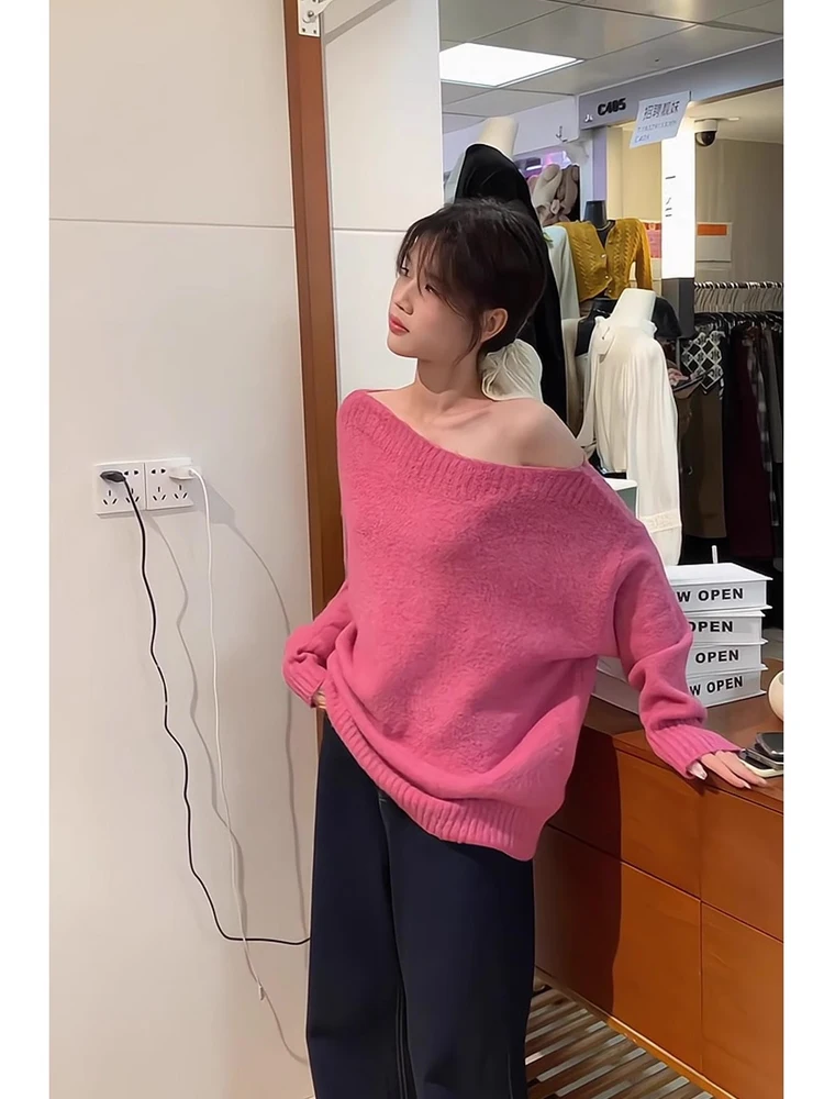 

Sweaters Jumpers Pullovers Womens Pullover Red School Western Style Layered Sexy Y2K Lady OL Work Professional Business Meeting