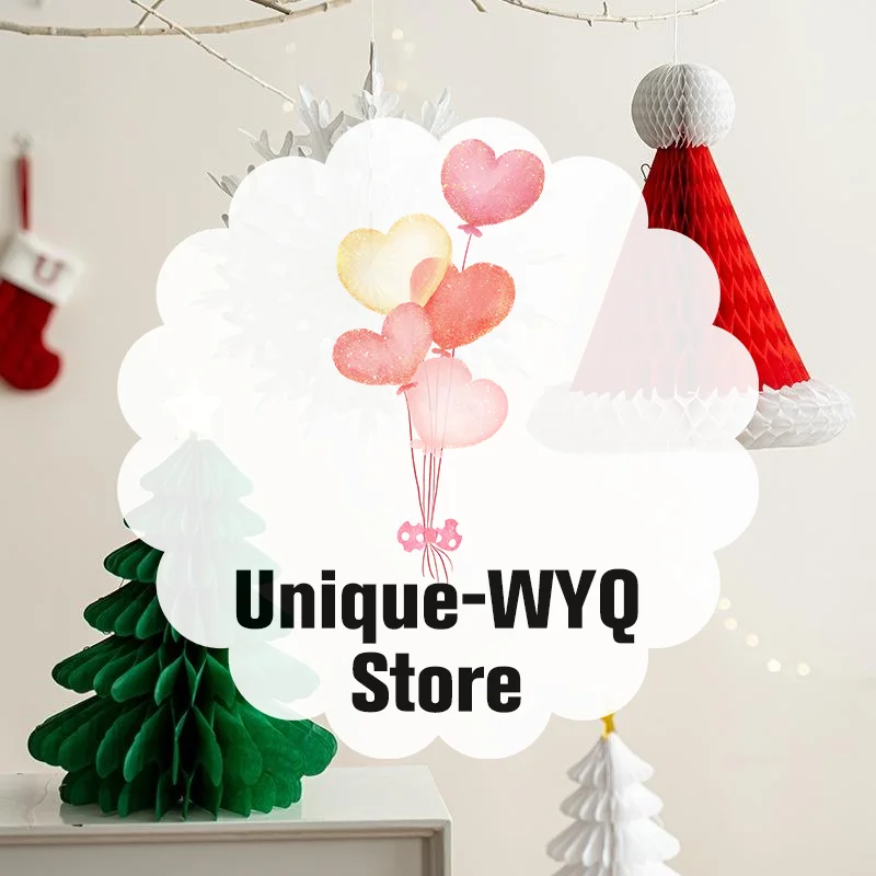 2025-2026 زينة عيد الميلاد ورقة العسل الكرة للطي شجرة عيد الميلاد ثلاثية الأبعاد زخرفة ديكورات منزلية لحفل الزفاف سطح المكتب حلية