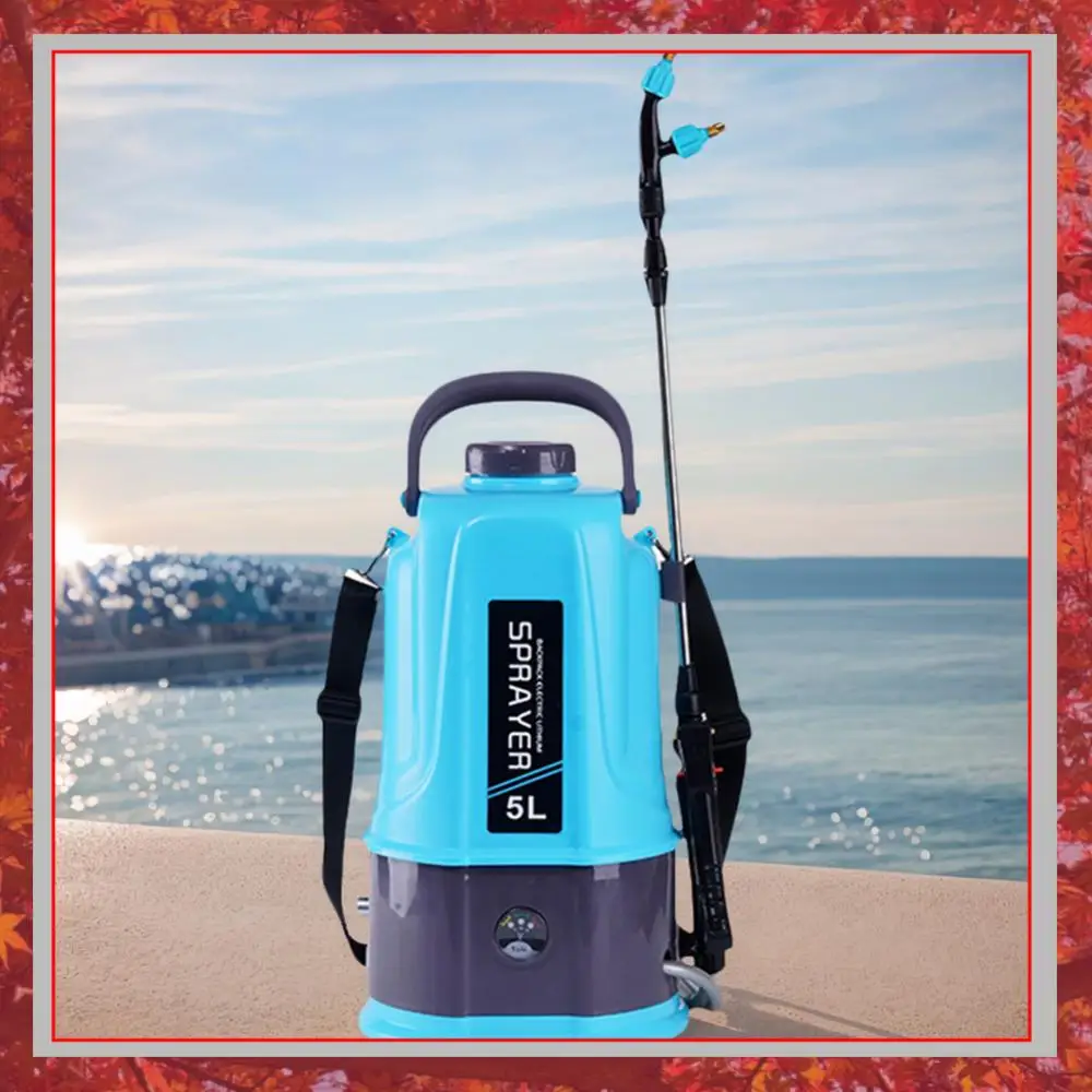 

5L Electric Backpack Sprayer 12V High Pressure Automatic Watering Wand with Detachable Lithium Battery for Garden Agriculture