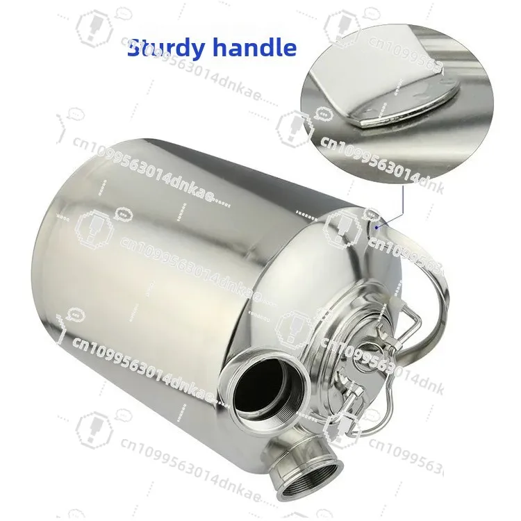 The New 10L Stainless Steel 1 Port, 2 Ports, 3 Ports Beer Cleaning Bucket, Bar Stainless Steel Wine Is in Stock.