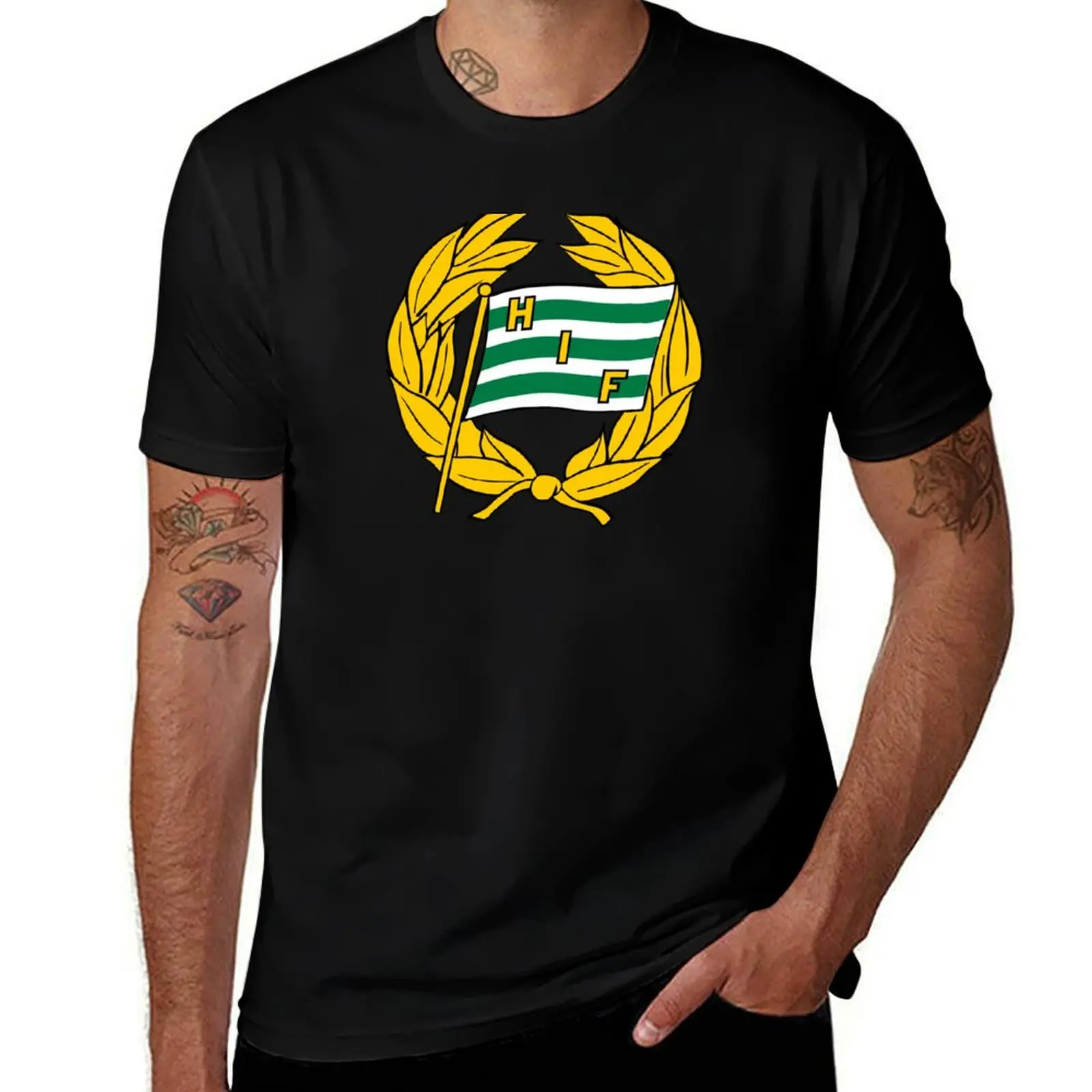 

Hammarby Fotboll away T-Shirt blacks sports fans blue archive summer shirt black t shirts for men