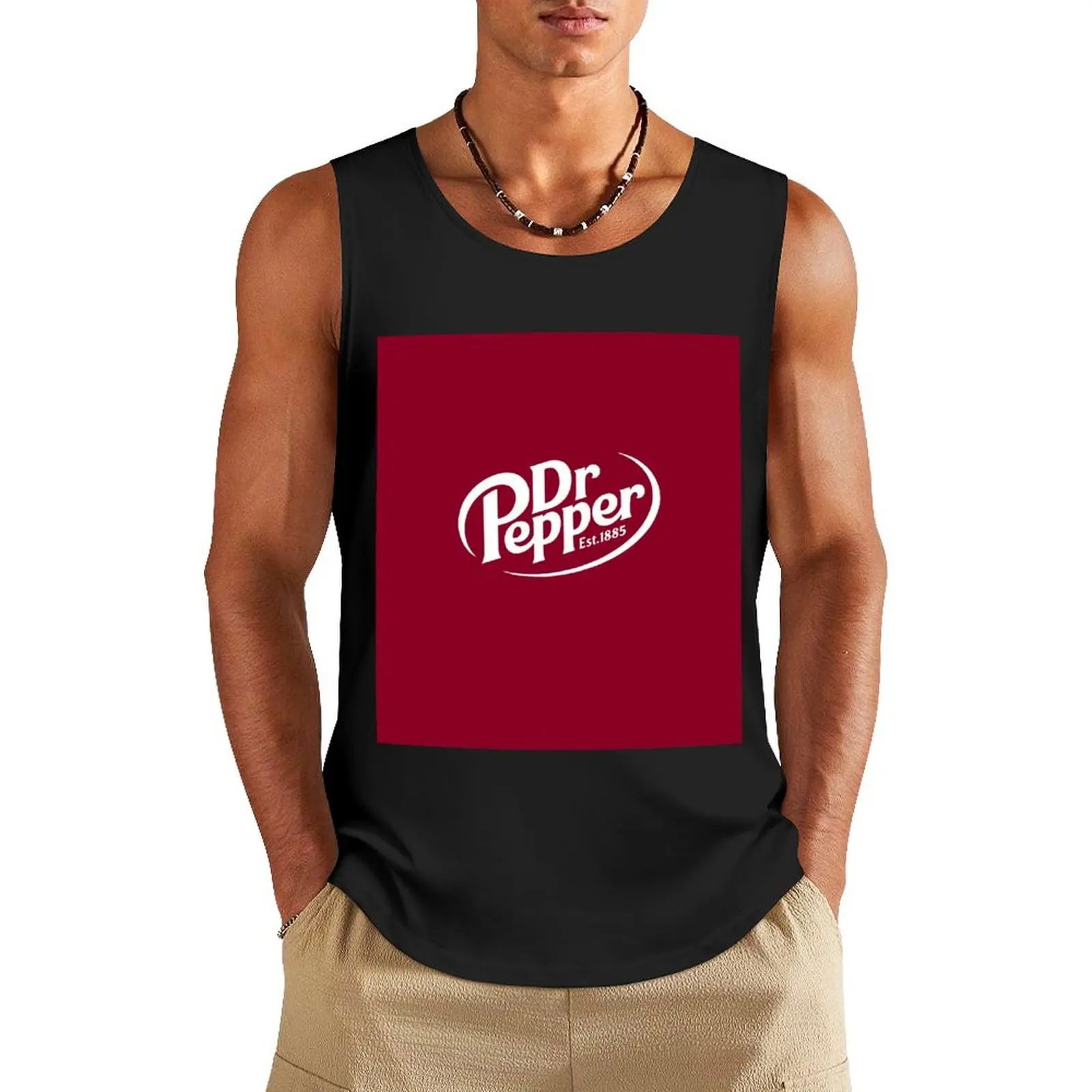 

Vintage Soda Lover Est 1885 Tank Top gym clothes man fitness sleeveless shirts t-shirts for men gym shirt men
