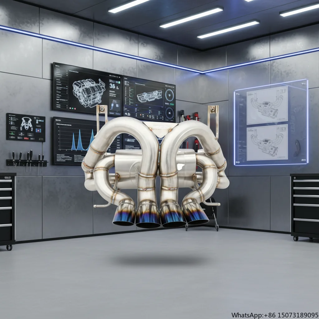 

Stainless Steel Catback Exhaust System for Aventador LP700 6.5L 2011-2016 Upgrade SVJ Direct Exhaust Pipe