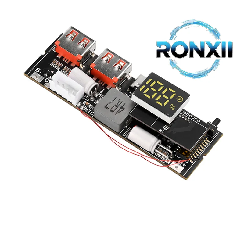 

3S/4S/5S PD Супер быстрая зарядка + флэш-зарядка VC 65 Вт 100 Вт DIY Power Bank Модуль материнской платы с несколькими интерфейсами