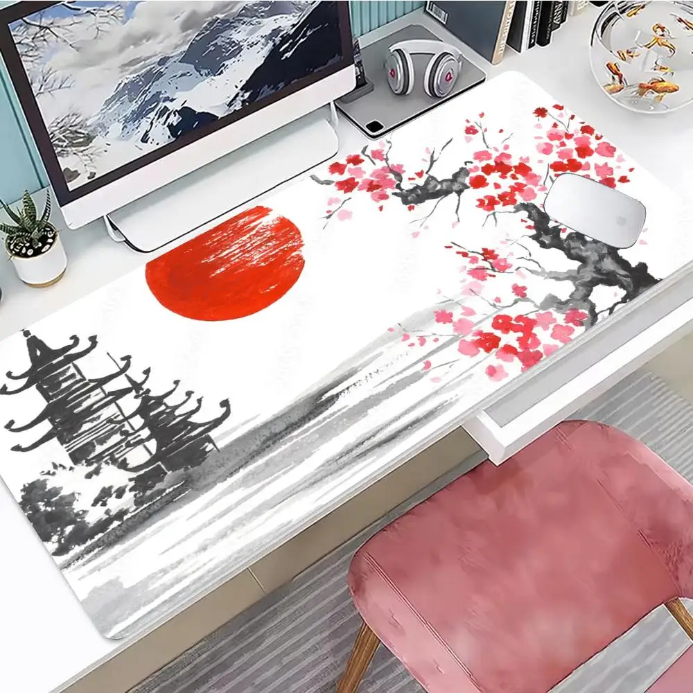 

Wabi-sabi Mouse Pad Gaming Mouse Pad, Mouse Pad with Edges and Non-Slip Rubber Base, Extended Mouse Pad