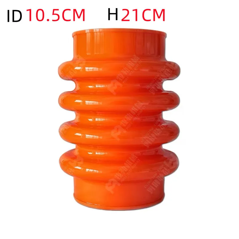 1PC Polyurethane Jumping Jack Bellows Boot 10.5CM X 21CM For Wacker 45YA / 52Y / 52YA Mikasa Rammer Compactor Tamper 0028261