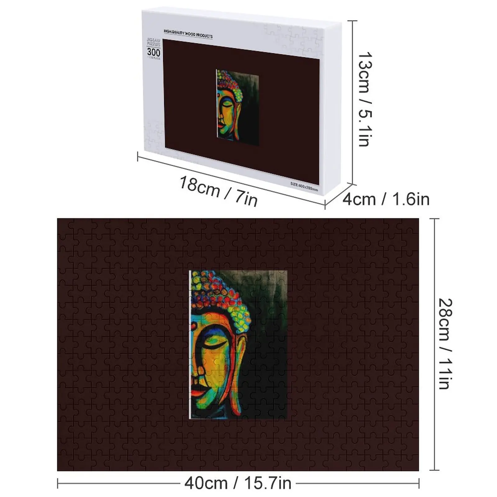 Rompecabezas de imaginación espiritual y vibraciones positivas, cajas de madera para niños, juguetes novedosos para niños, rompecabezas 2022