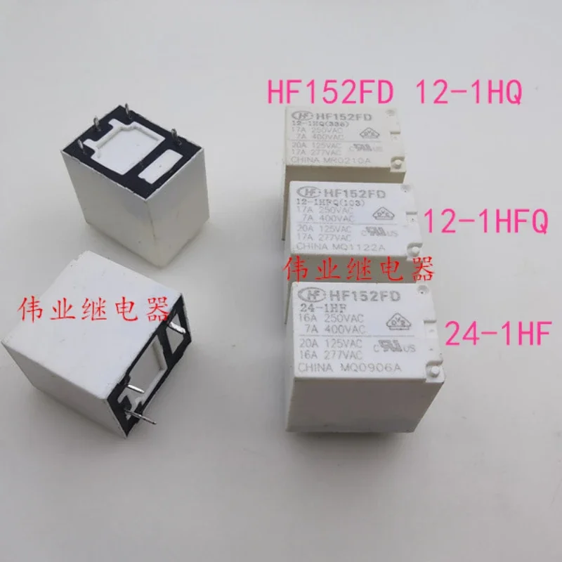 

（Brand-new）1pcs/lot 100% original genuine relay:HF152FD 12-1HQ 12-1HFQ 24-1HF 4pins