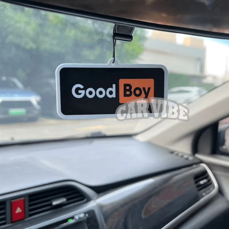 "Fake Taxi / Good Boy" Car Freshener — Mirror Hanging Scent Strip, Paper Set with Multiple Patterns, Cool Car Decor view 4