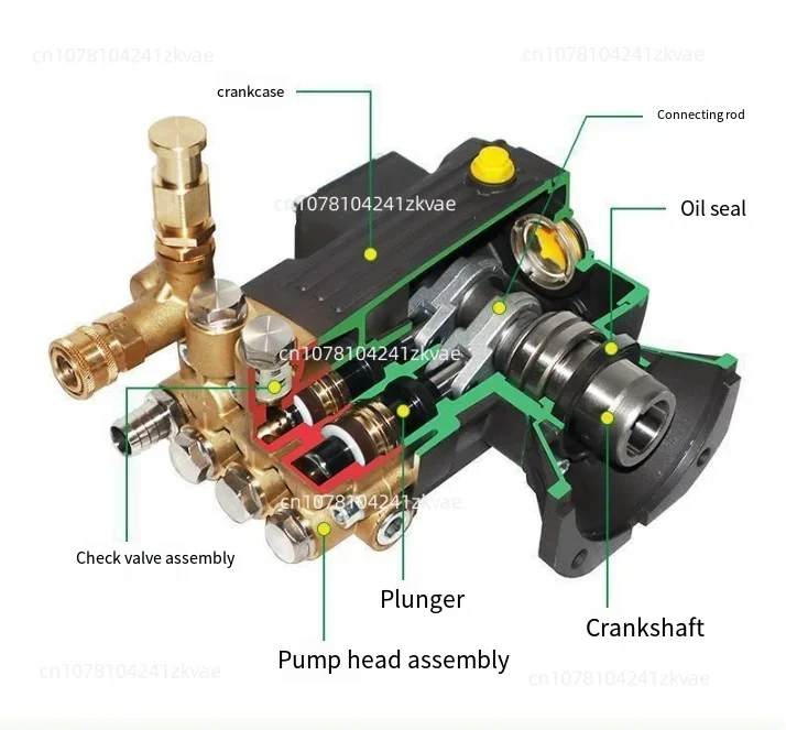 High Pressure Plunger Pump For Rust High Pressure Cleaner Triplex Pump High-Pressure Cleaner Pool Pumps