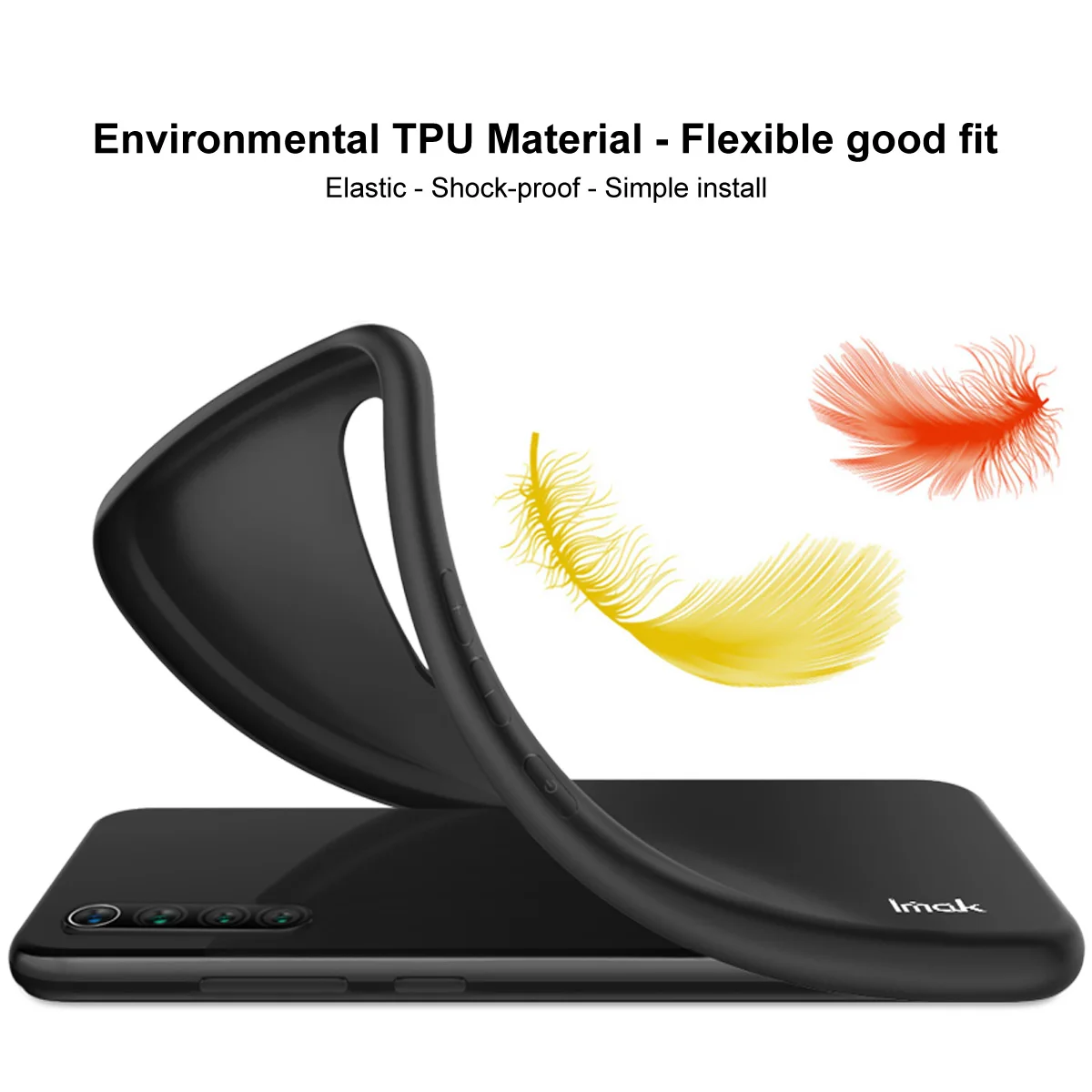 für Samsung Galaxy S25 Edge 5G Hülle IMAK UC-3 Frosting Soft Cover