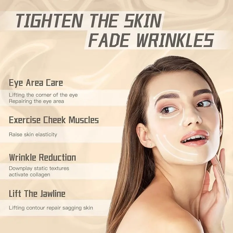 페이스 마사지 전기 페이스 리프팅 4 in 1 페이셜 마사지 안티 에이징 스킨 퍼밍 스킨 케어 도구 Jawline Lifting