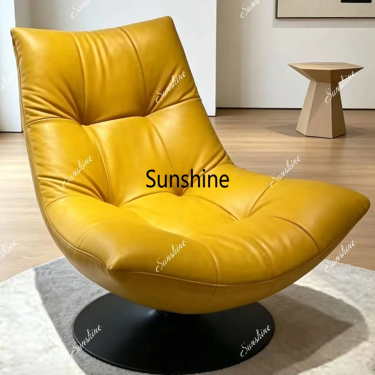 

Simple wind single sofa chair lazy rotating chair living room bedroom leisure chair