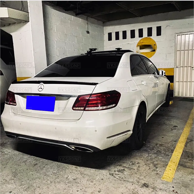 Spoiler For Mercedes W212 2008-2013 High Quality Abs Plastic Car Tail Wing Decoration For Mercedes-benz Mercedes E Class W212