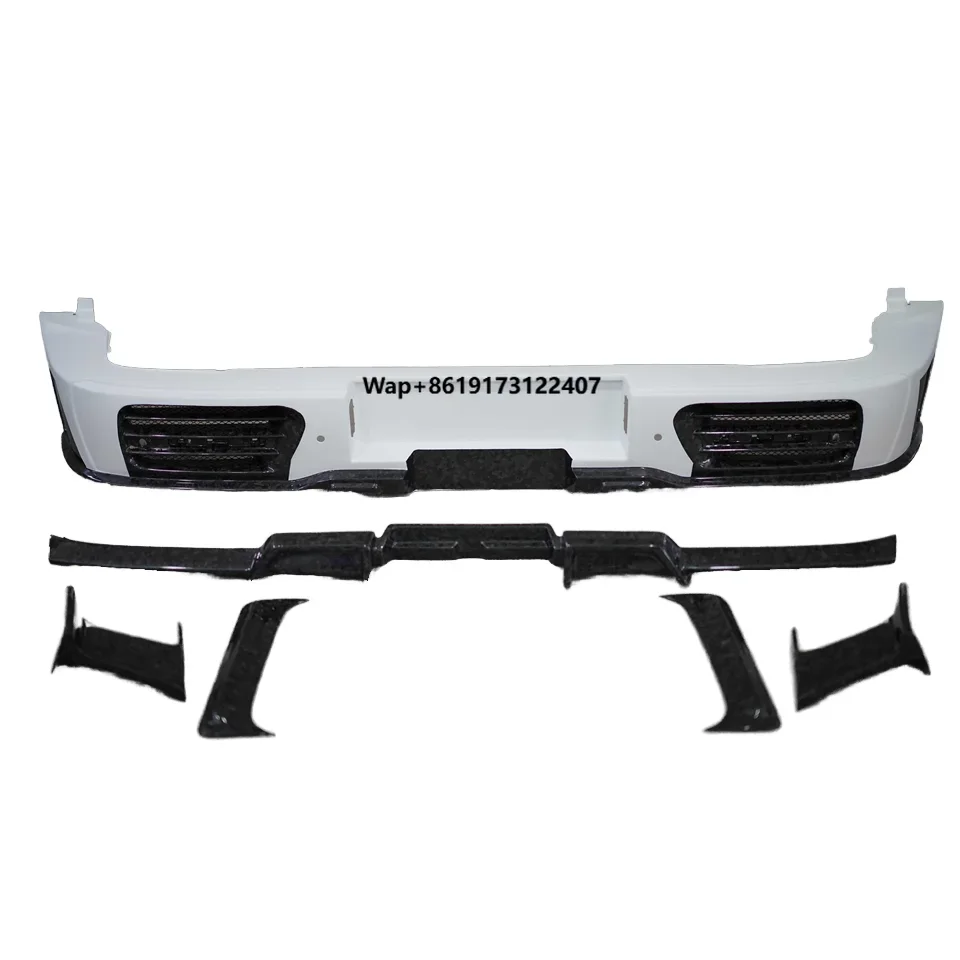 Manufacturer's New Full Set of Carbon Fiber Auto Parts Full Body Accessory Kit Including Automotive Rear Bumper
