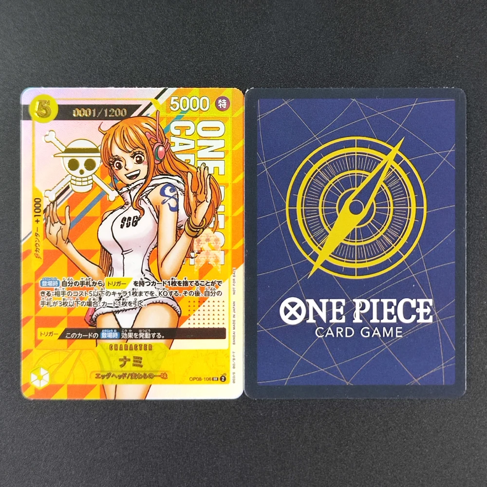 Self Made One Piece OPCG Japanese Nami OP08-106 SR Egghead/Straw